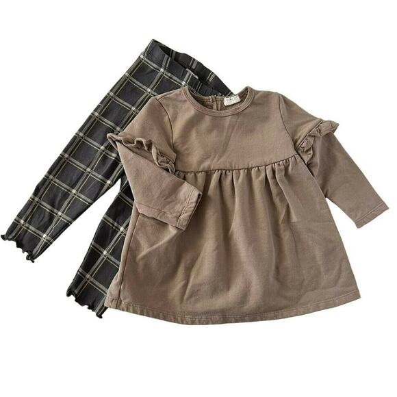 Firsts By Petit Lem Plaid Outfit - Picture 1 of 10